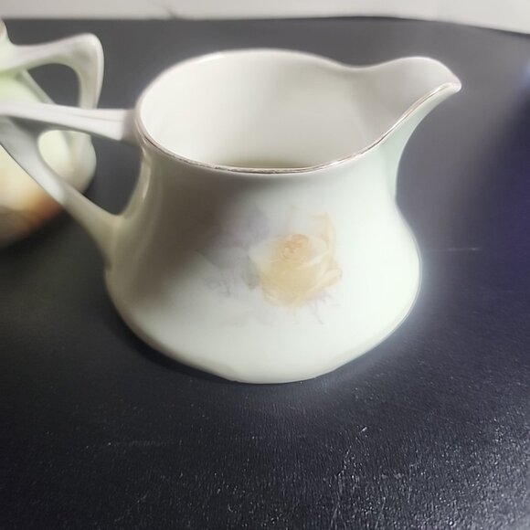 Z S & Co Bavaria Porcelain Sugar Bowl & Creamer Set Signed - Picture 5 of 14